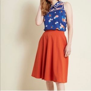 ModCloth Sleeveless Collared Tank